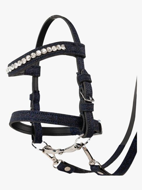 My Hobby Horse Zaumzeug Glitzer, Marineblau