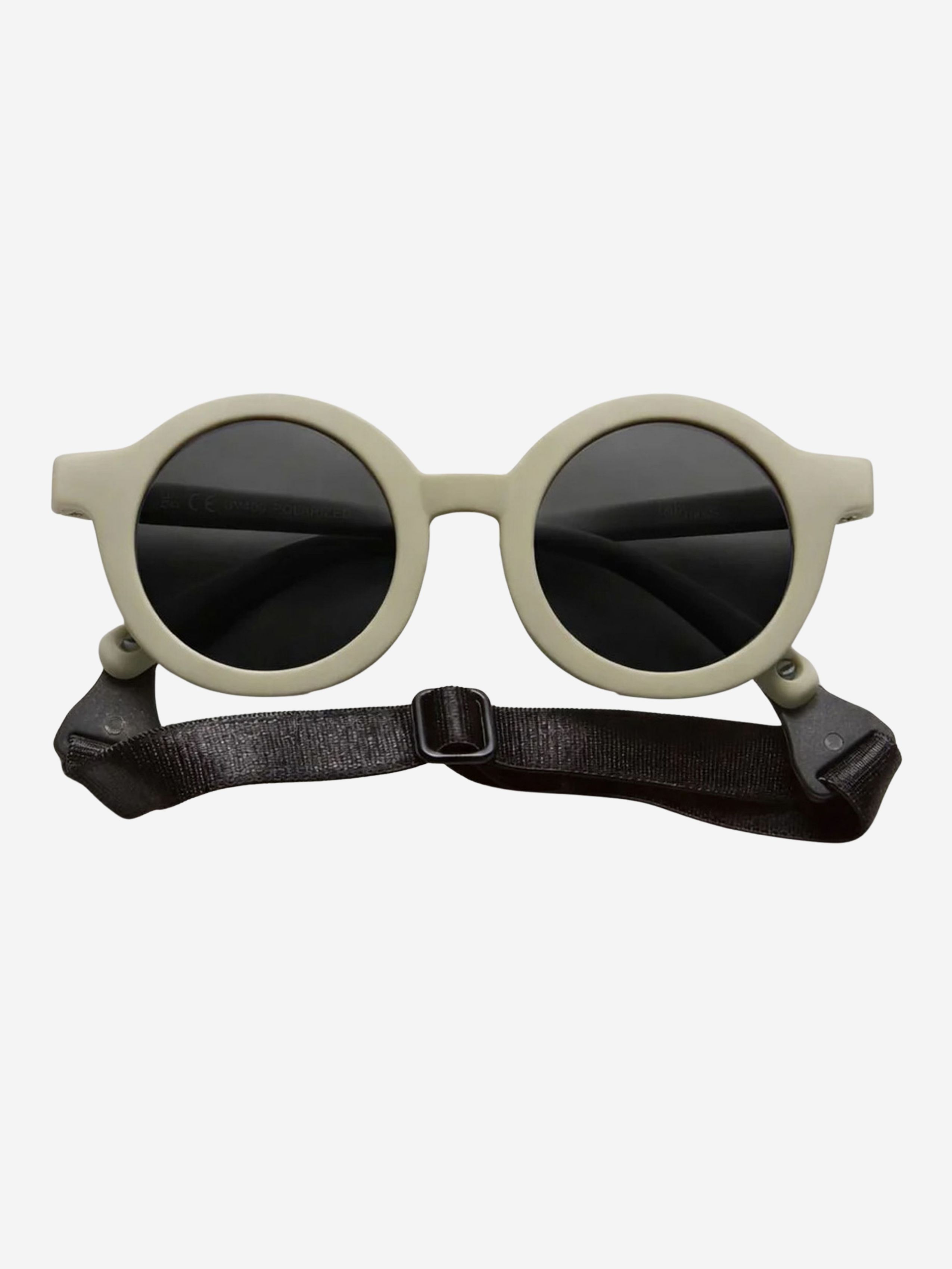 BabyMocs Signature Soft Biegbare Sonnenbrille Breakproof, Khaki, 0-18 Monate