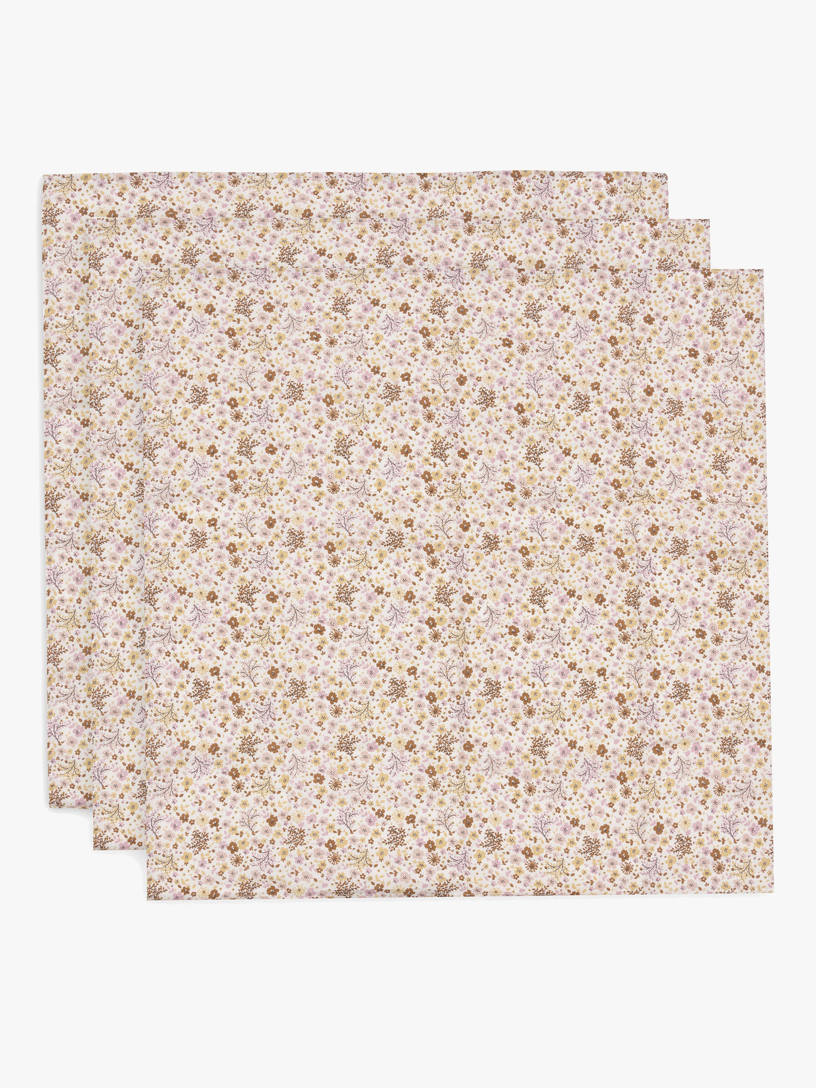 Musselintuch 70x70 cm 3er-Pack, Flower Fairies