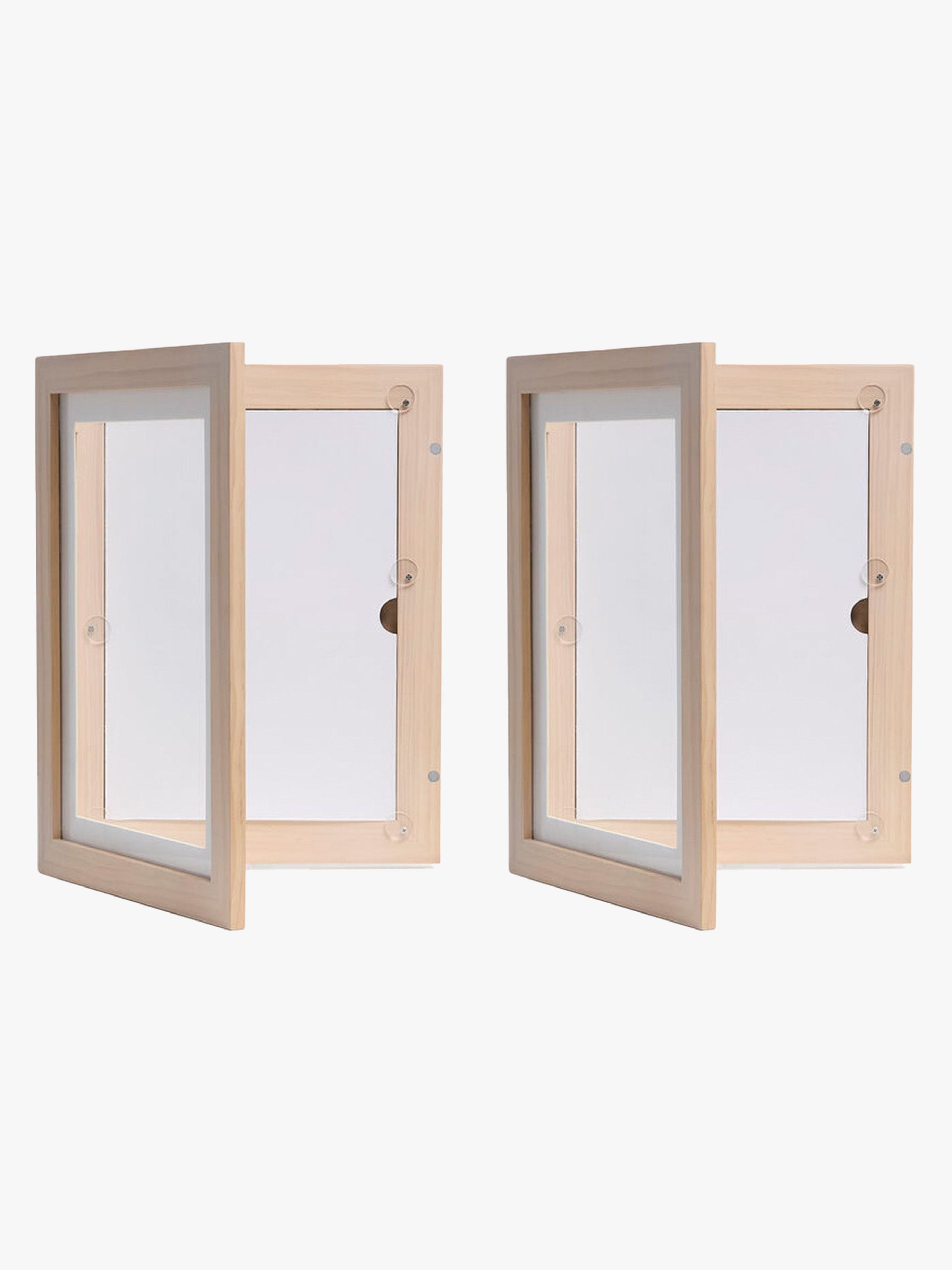 Minitude OLIVER Klapp-Rahmen A4, 2er-Pack, 100 Blätter, White Wash