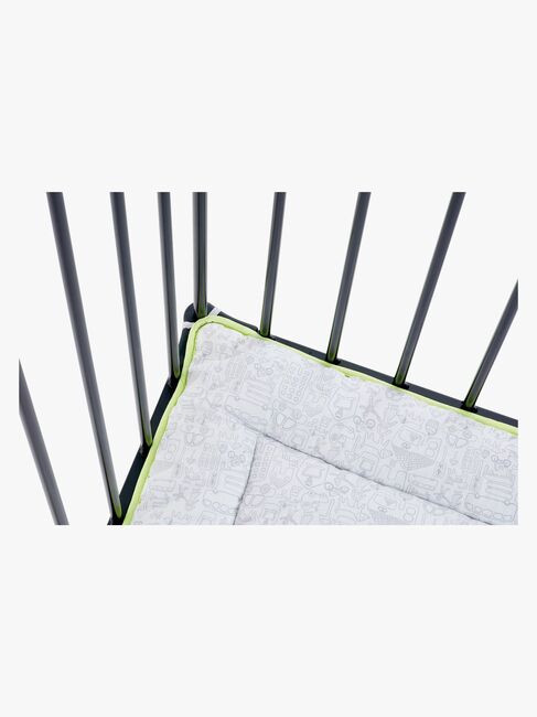 BabyDan Laufgitter Square 105x72x71 cm, Schwarz