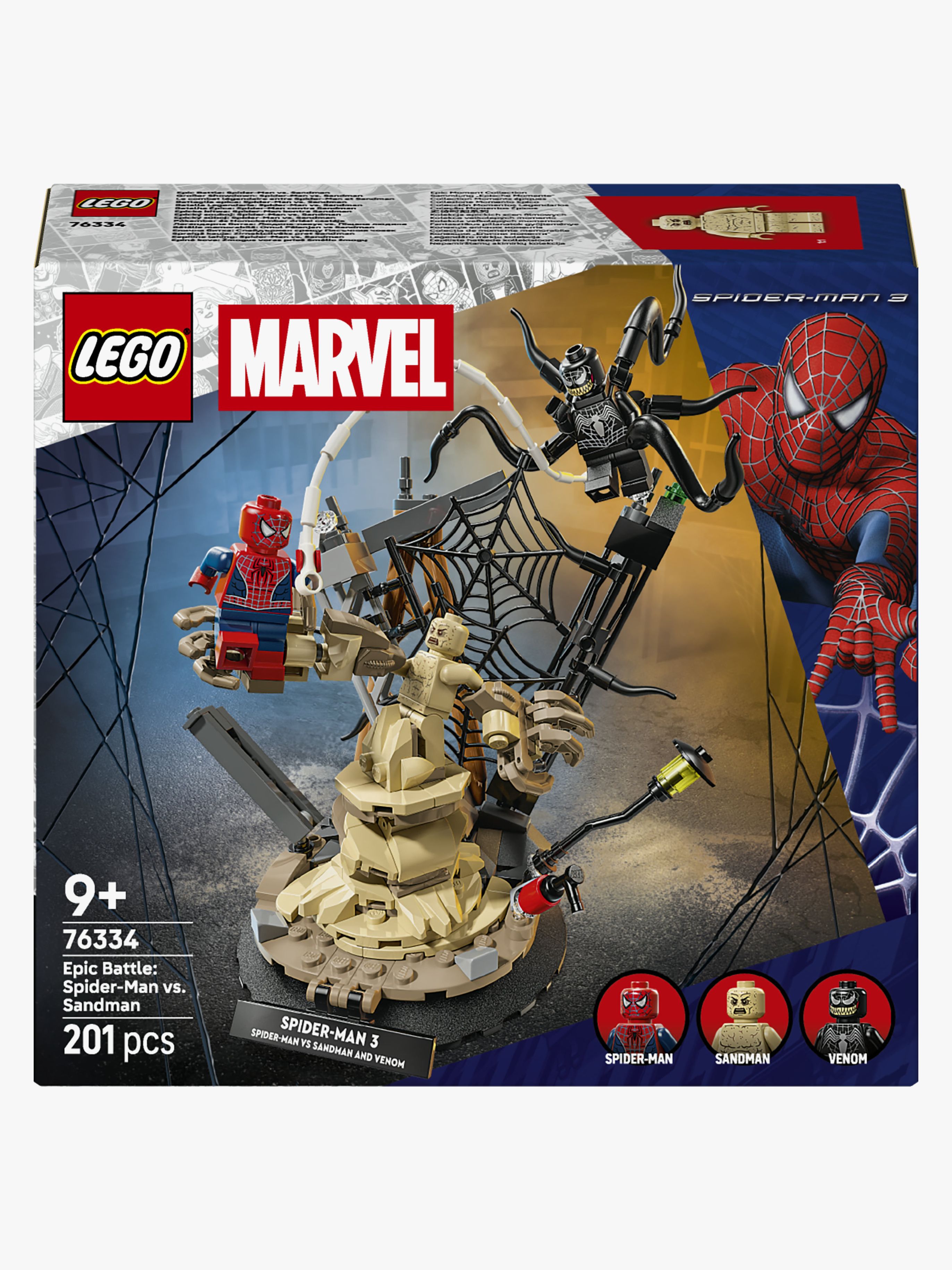 Super Heroes 76334 Großer Showdown: Spider-Man vs. Sandman