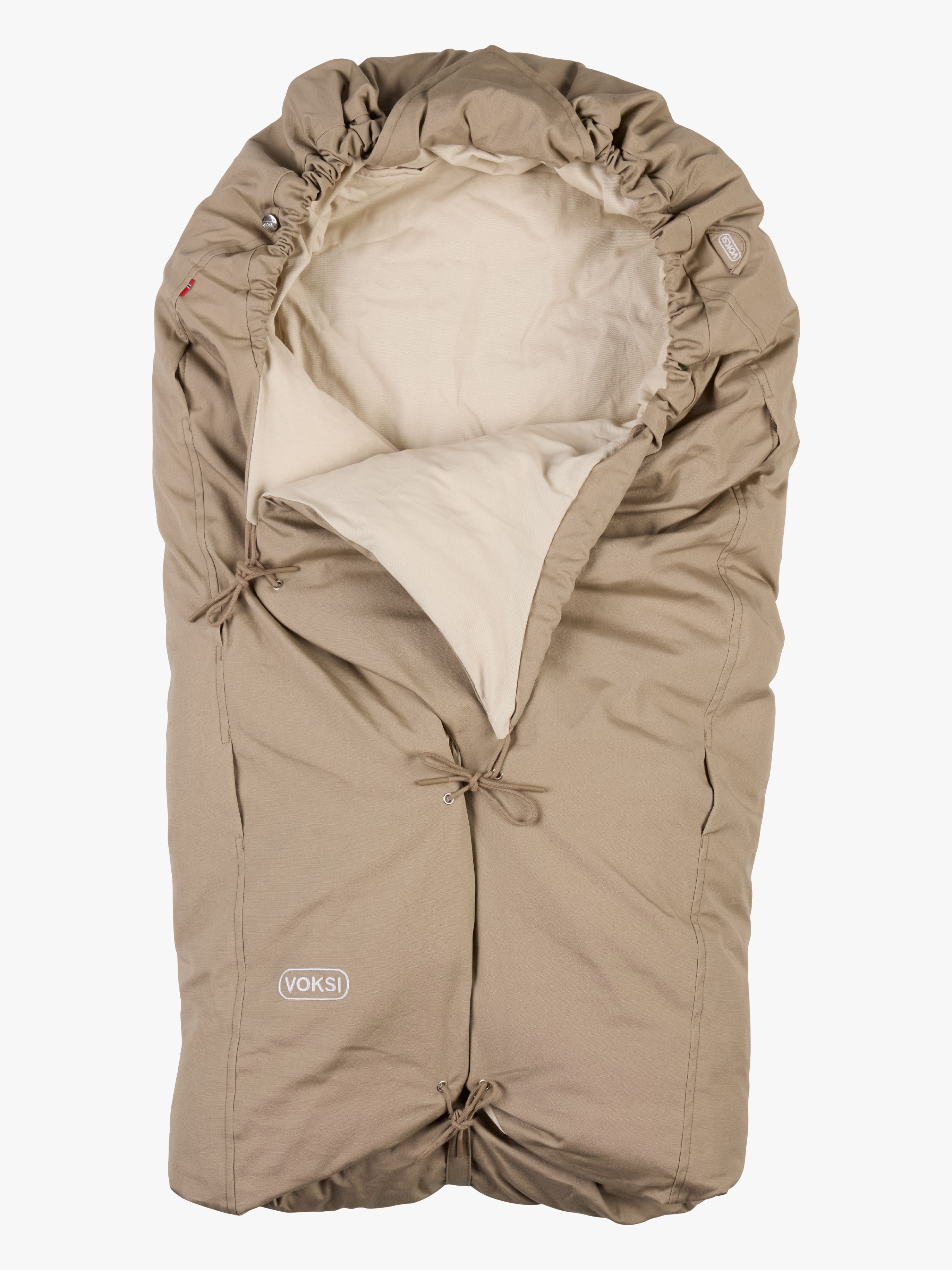 Voksi Classic Fußsack, Dark Sand Solid