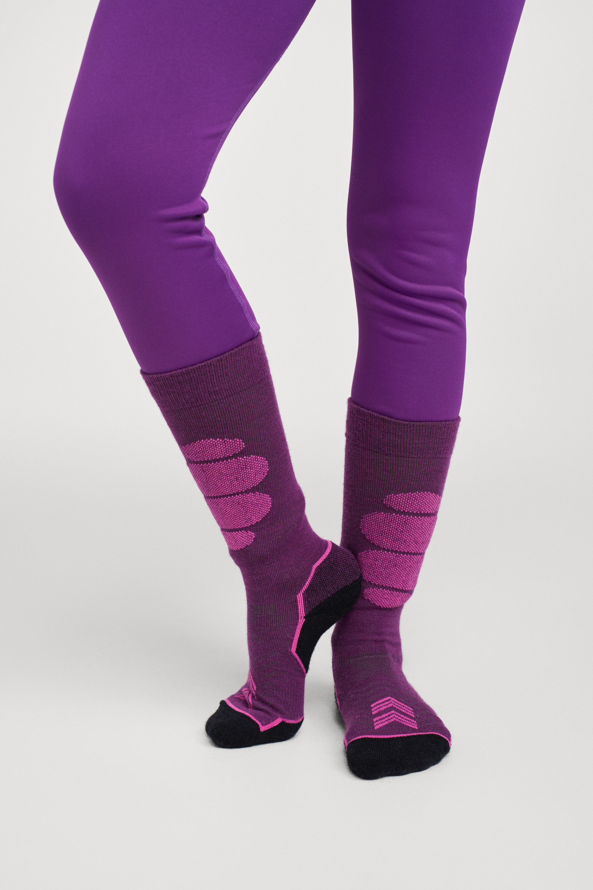 Reima Atleetti Skisocken, Plum Purple, 34-37