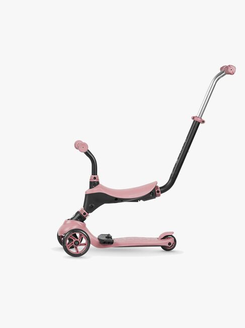 QPlay Sema 3-rädriger Tretroller 5-in-1, Rosa