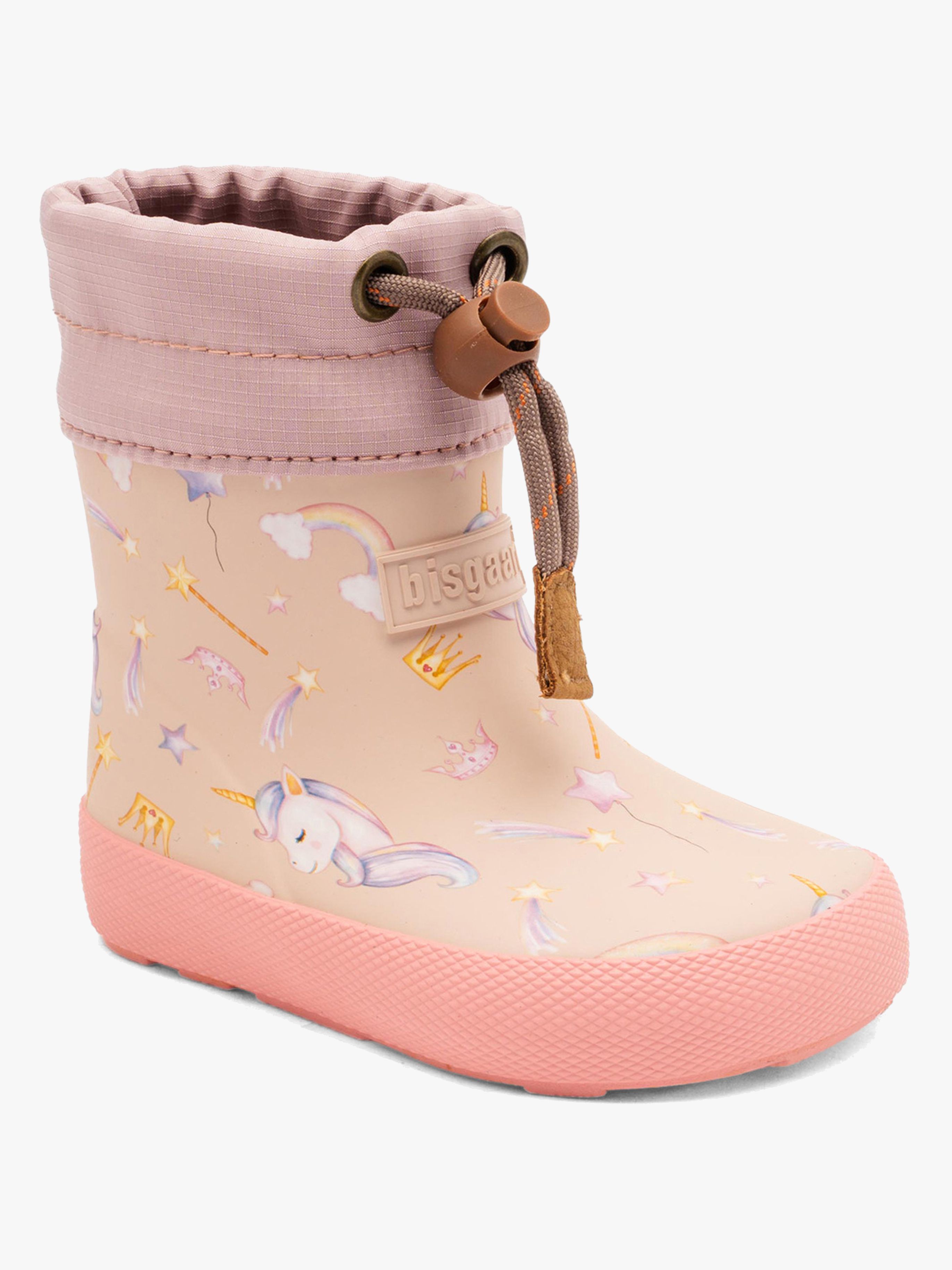 Bisgaard Barefoot Gefütterte Gummistiefel, Unicorn, 27, Kindergummistiefel, Kinderstiefel, Gummistiefel kinder, Kids