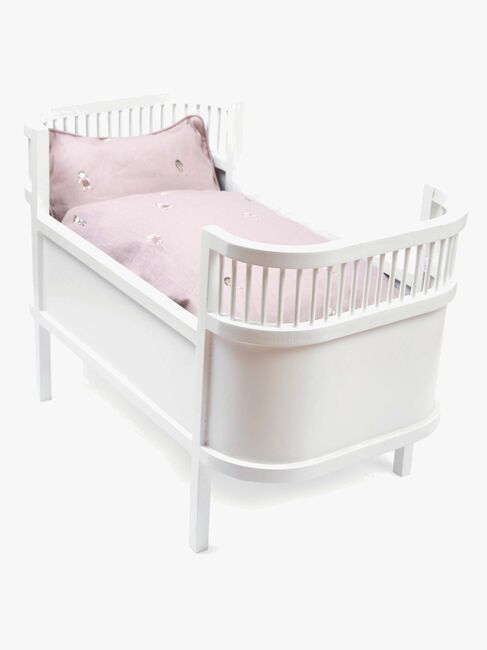 Smallstuff Puppenbett-Bettwäsche, Rosa