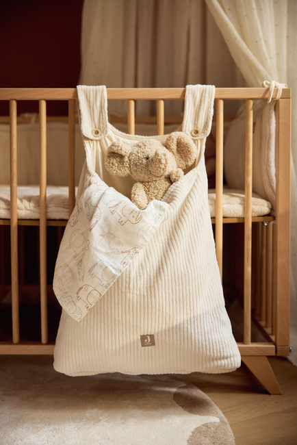 Jollein Playpen Aufbewahrungstasche Cloudy Rib, Oatmeal