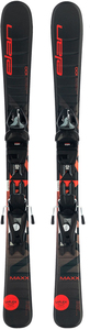 Elan Maxx Ski 120 cm, Schwarz/Rot