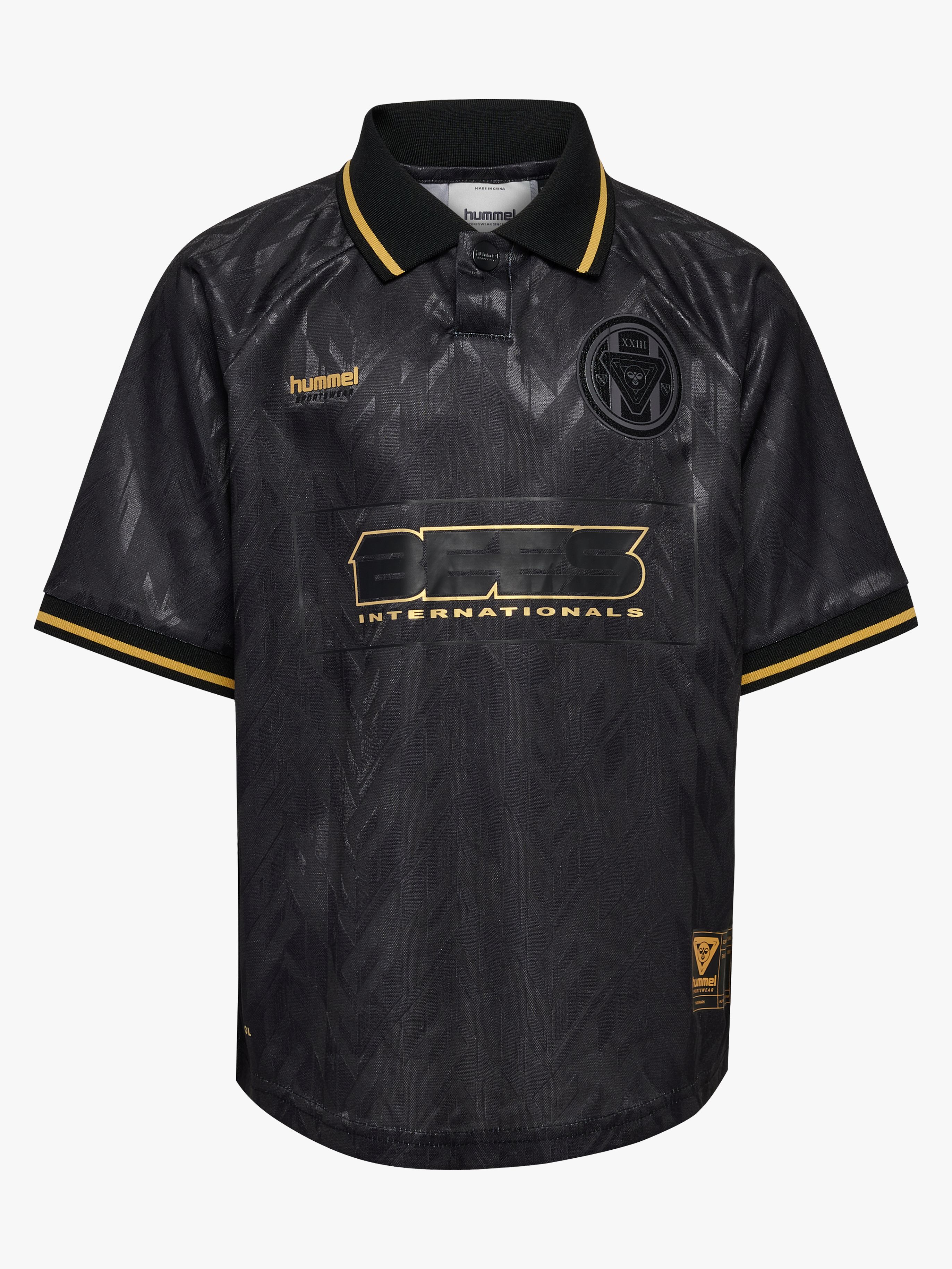 Hummel Loose Bay Soccer T-Shirt, Black, 110-116
