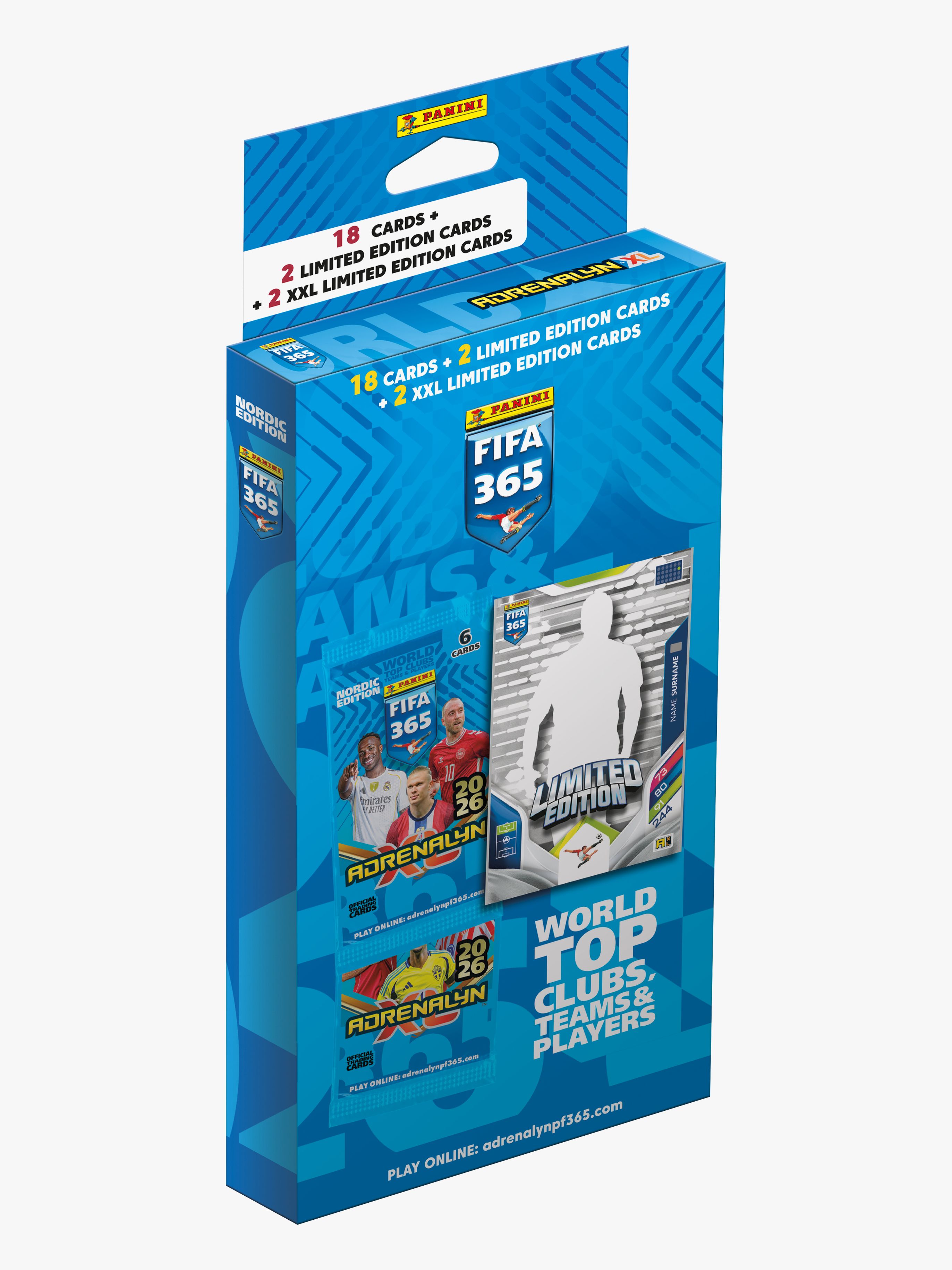 Panini FIFA 365 Adrenxl Sammelkarte 2026 XXl Maxi Blister