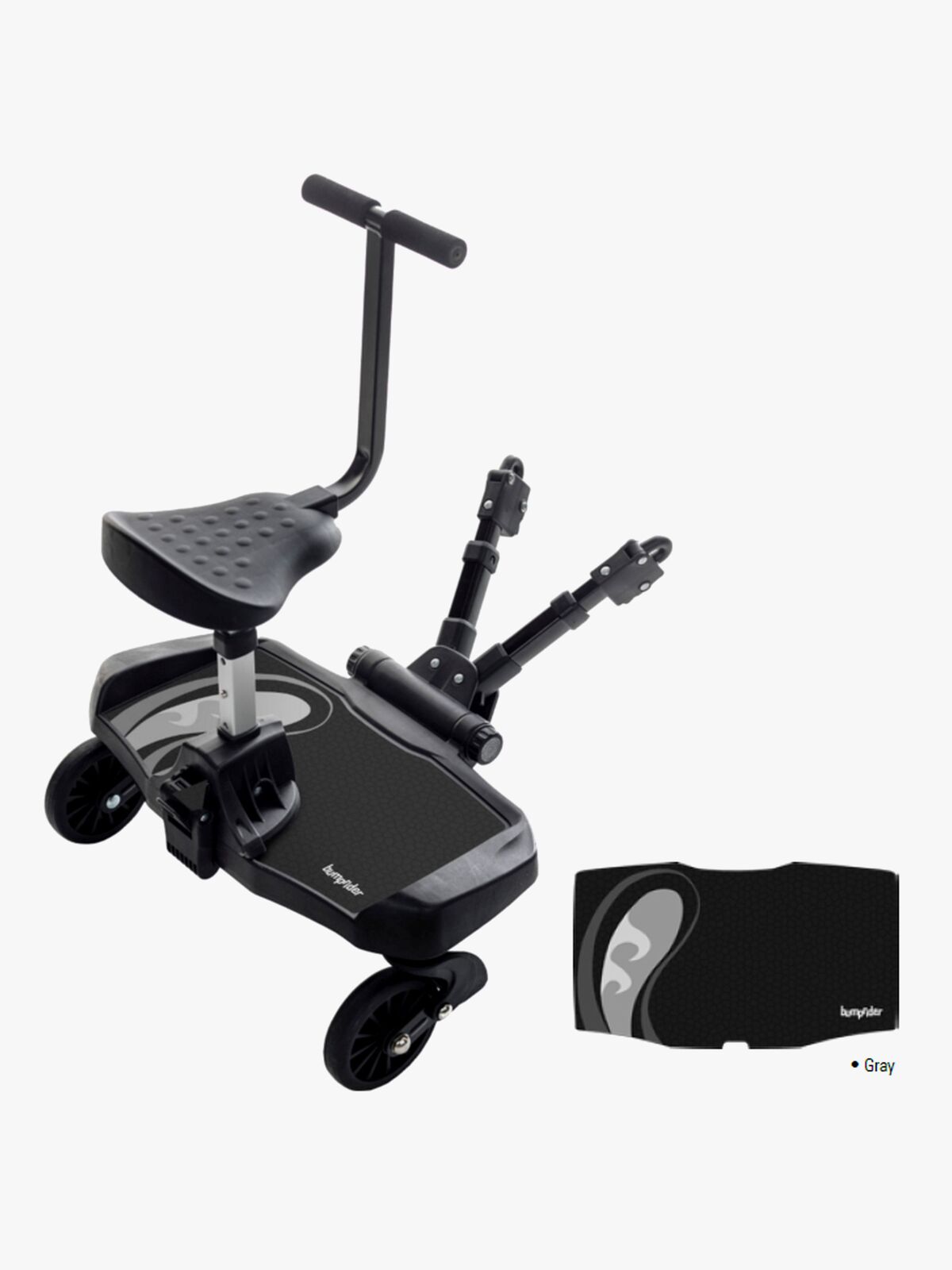 Bumprider Mitfahrbrett mit Sitz, Grau