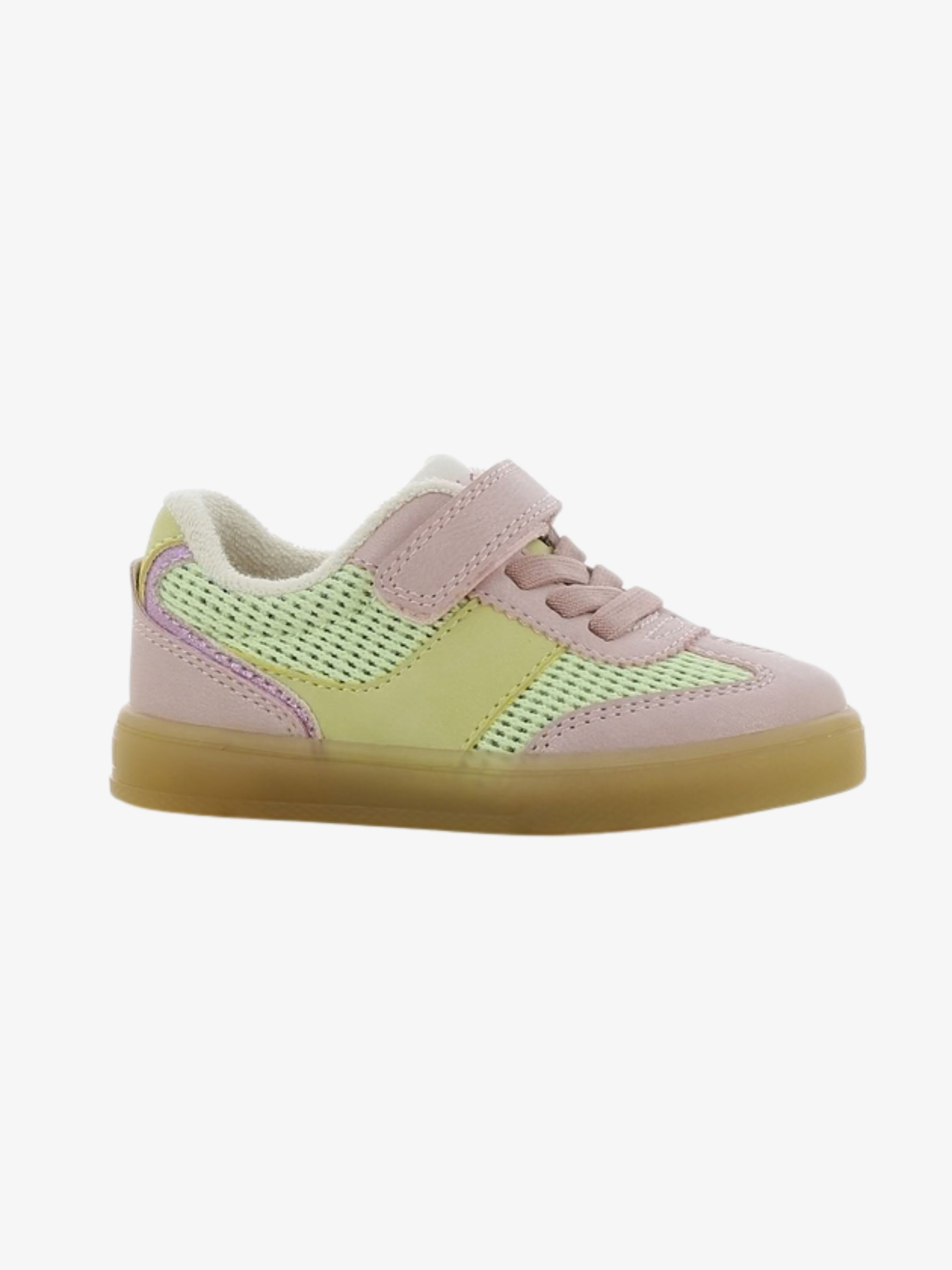 Kinder Sneaker, Light Pink / Yellow, 26, Kinderschuhe