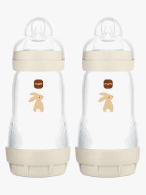 MAM Easy Start Babyflasche Anti-Kolik 260 ml 2er-Pack, Neutral
