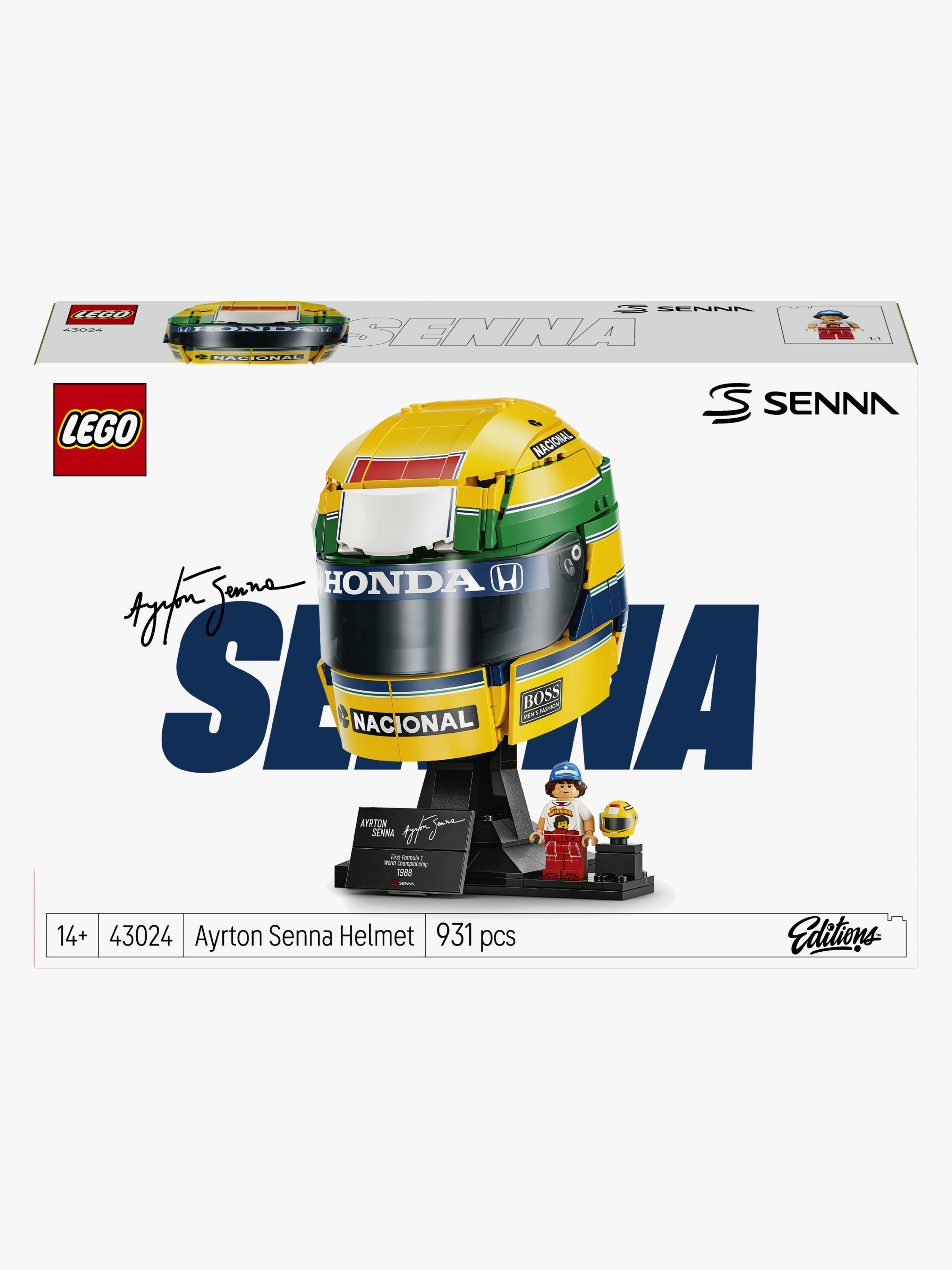 Editions Formula 1 43024 Ayrton Senna Helm