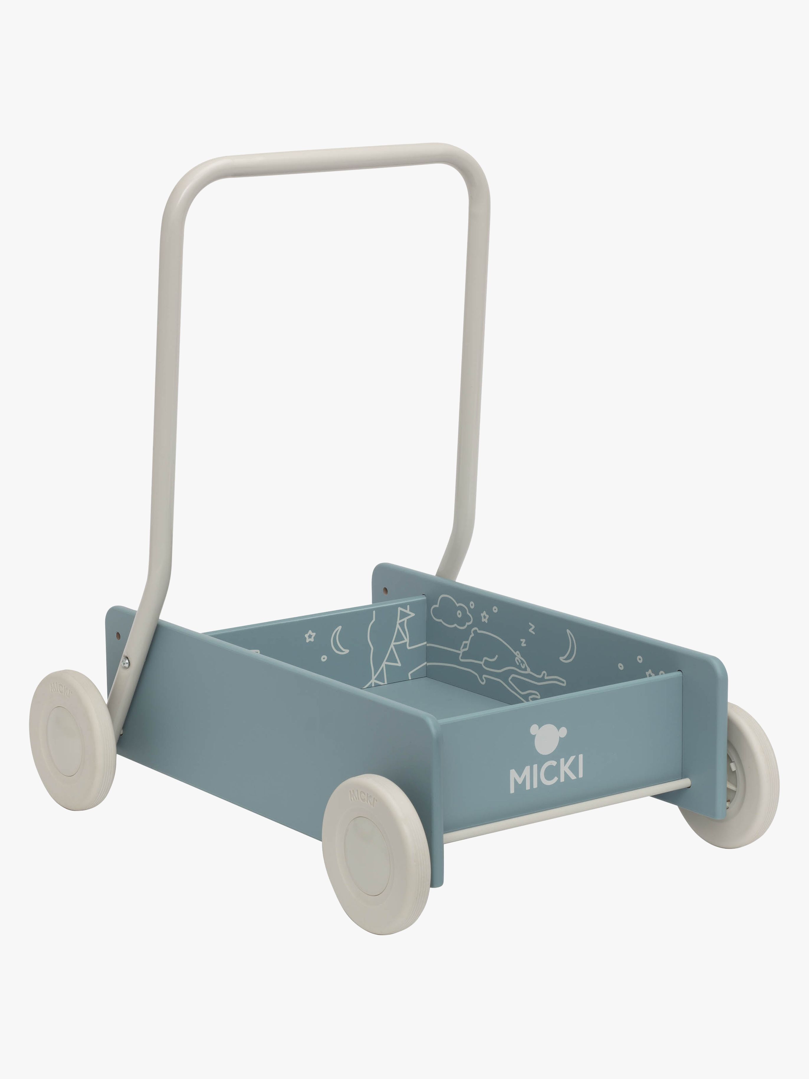 Micki Lauflernwagen, Blau, Babyspielzeug