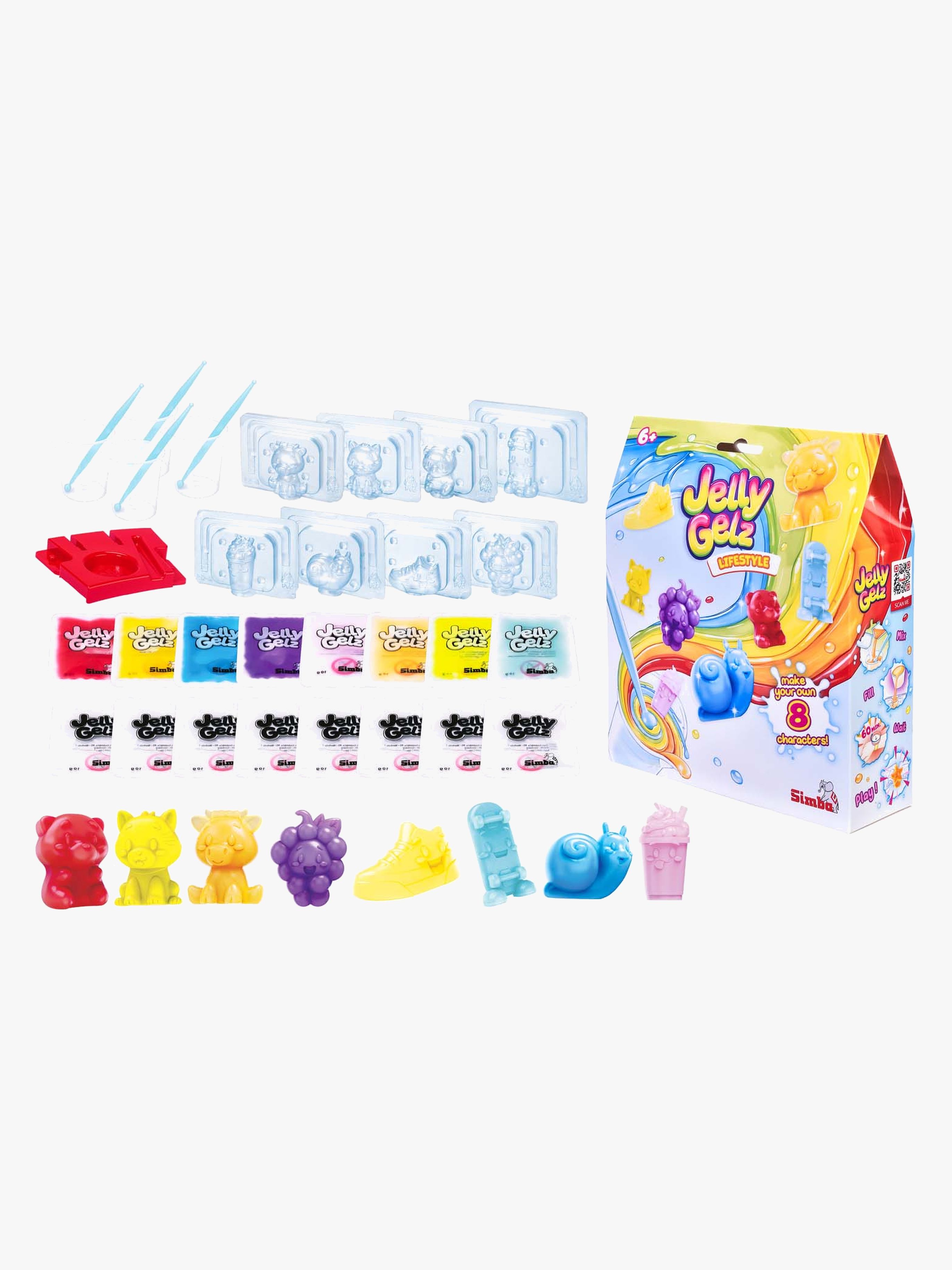 Jelly Gelz Lifestyle Bastelset Mit Gel Und Formen