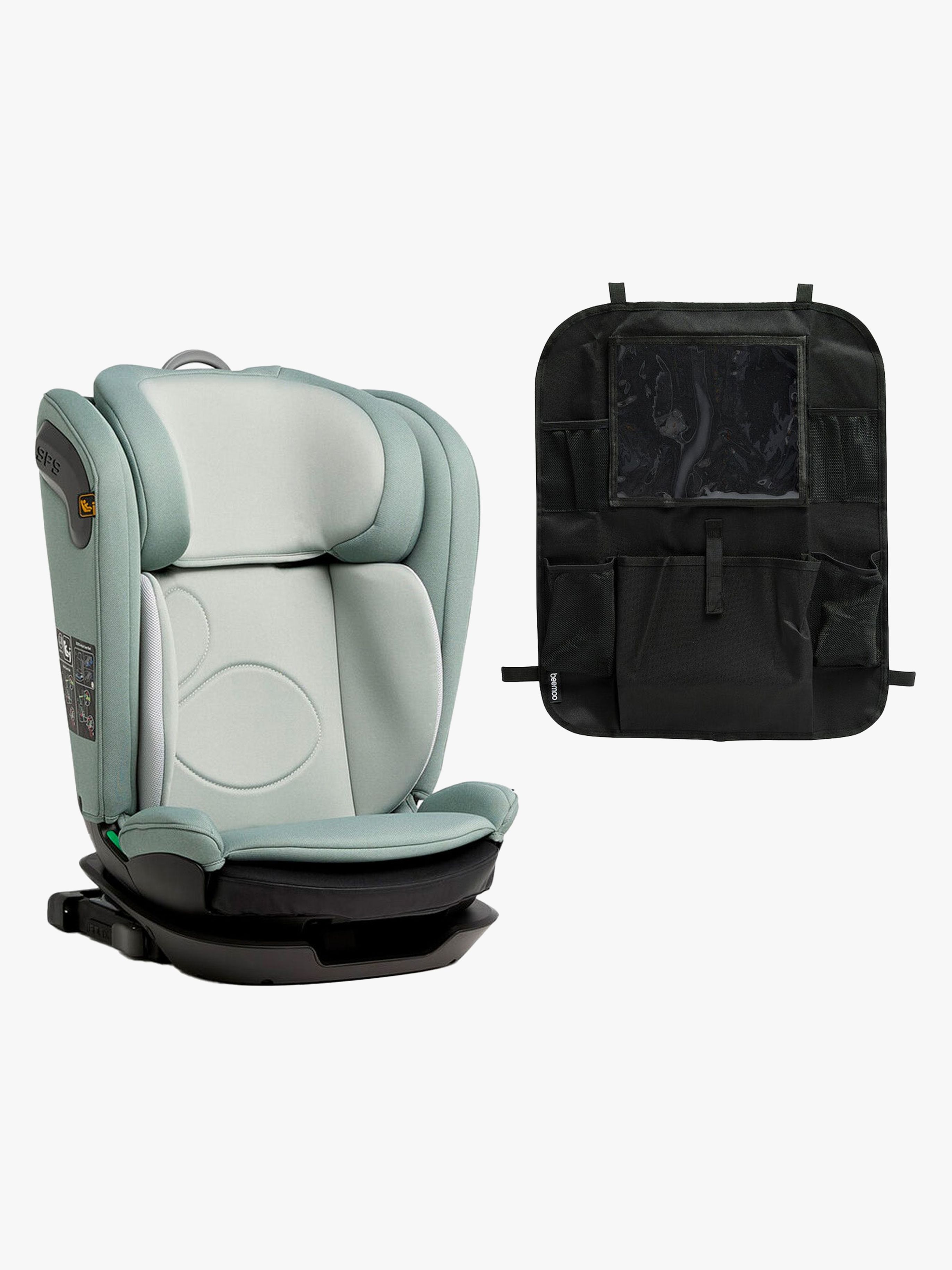 Beemoo Reform ISOFIX Kindersitz inkl. Beemoo Smart Organizer, Teal