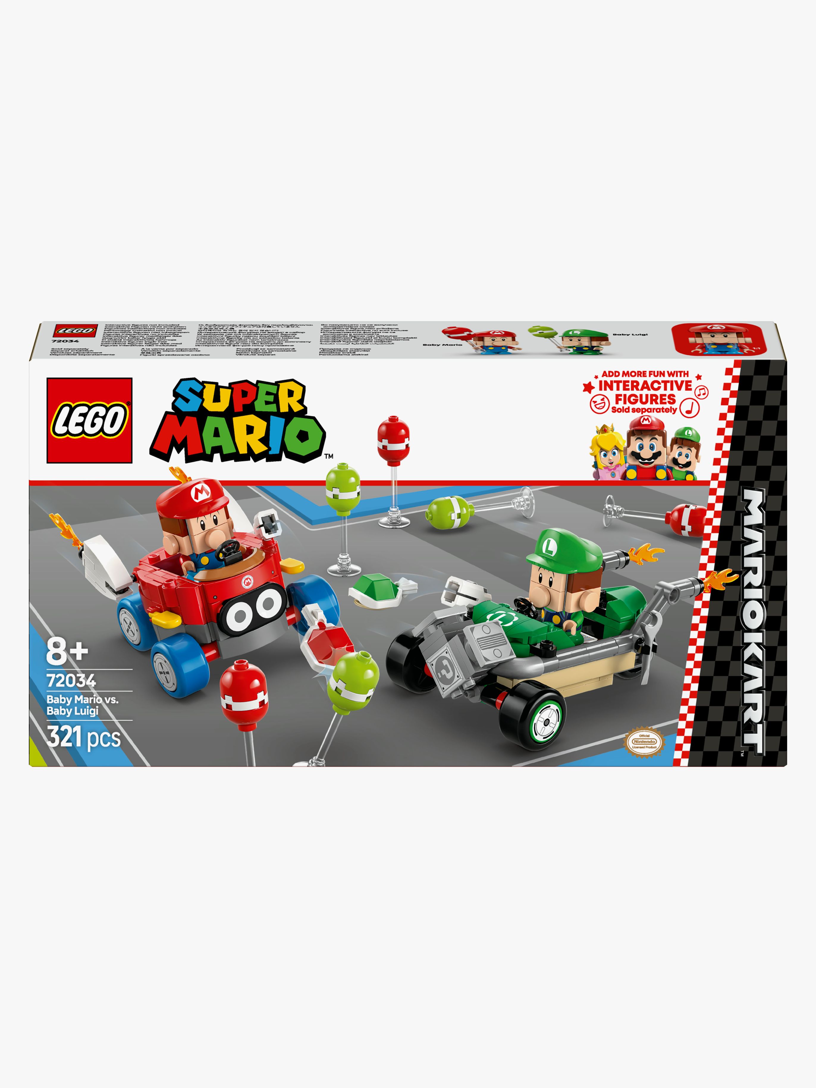 LEGO Super Mario 72034 Mario Kart – Baby Mario vs. Baby Luigi