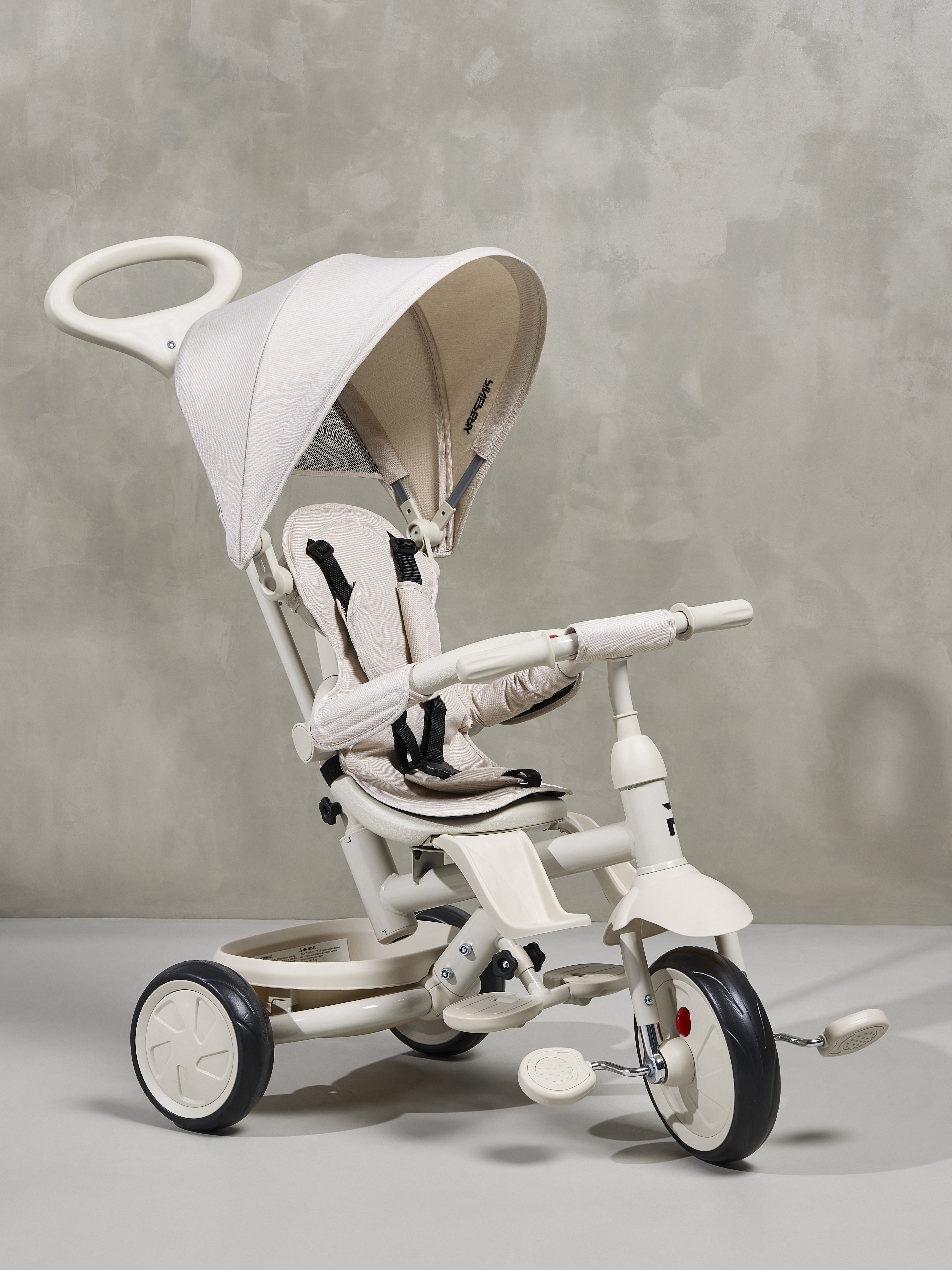 Pinepeak Mono Tri 6-in-1 Dreirad, Beige