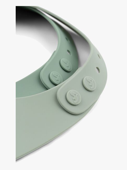 Done By Deer Lätzchen Silikon 2er-Pack, Green