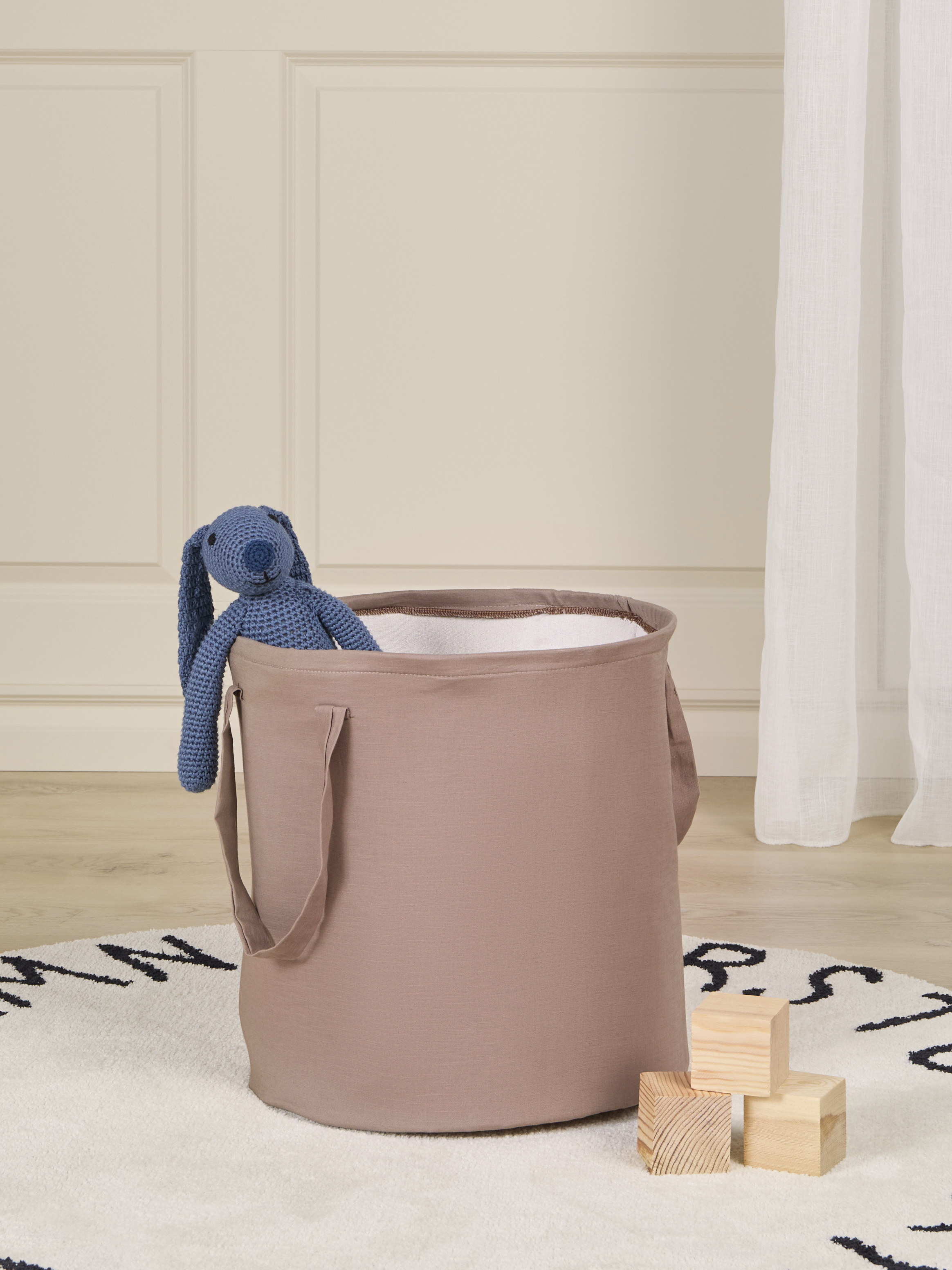 ABLE Aufbewahrungskorb, Taupe Linen