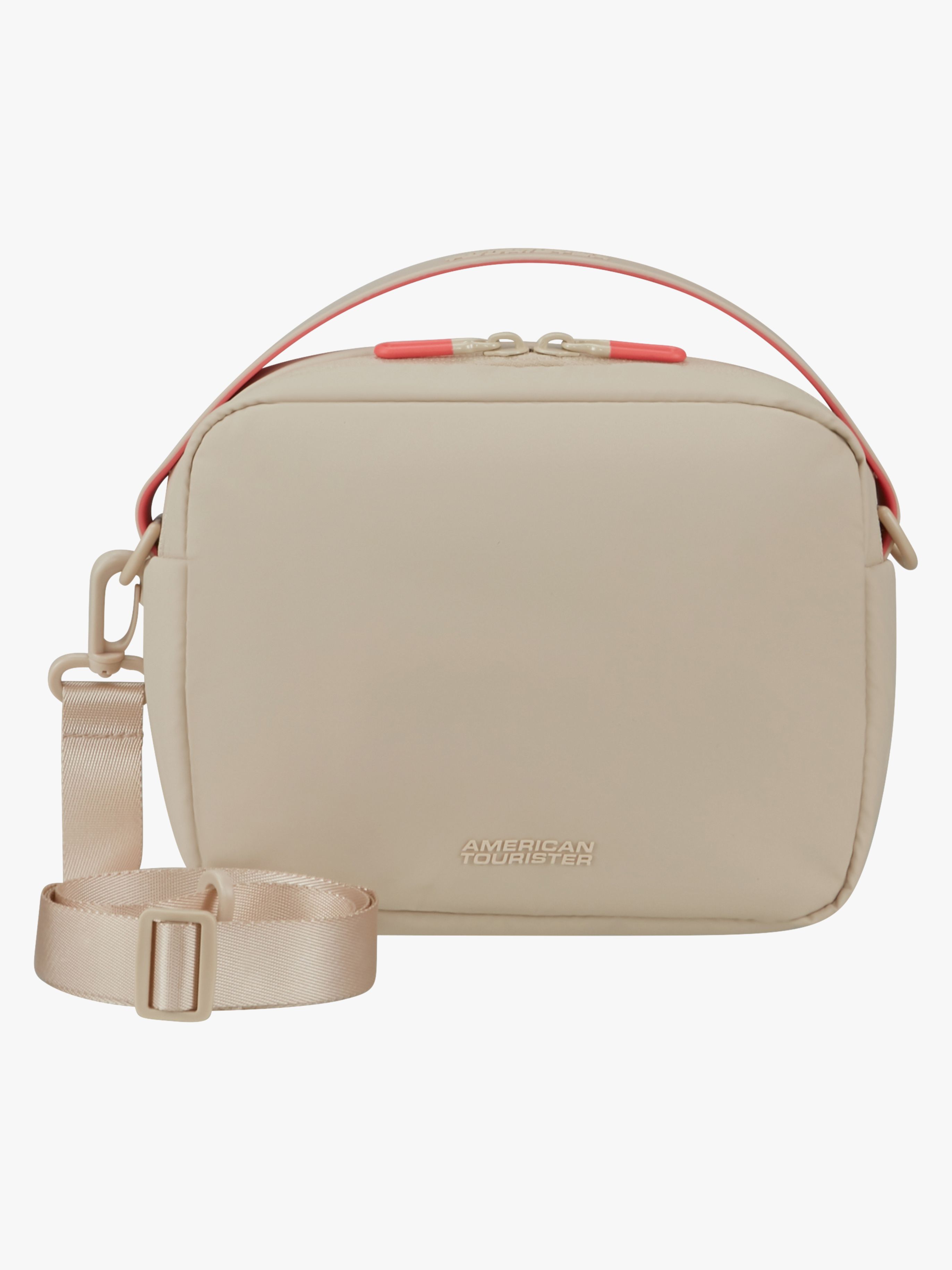 American Tourister Puffy POP Pouch Schultertasche 3,5L, Beige