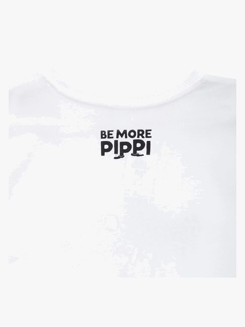 Pippi Langstrumpf  Gutmütig T-Shirt, Weiß
