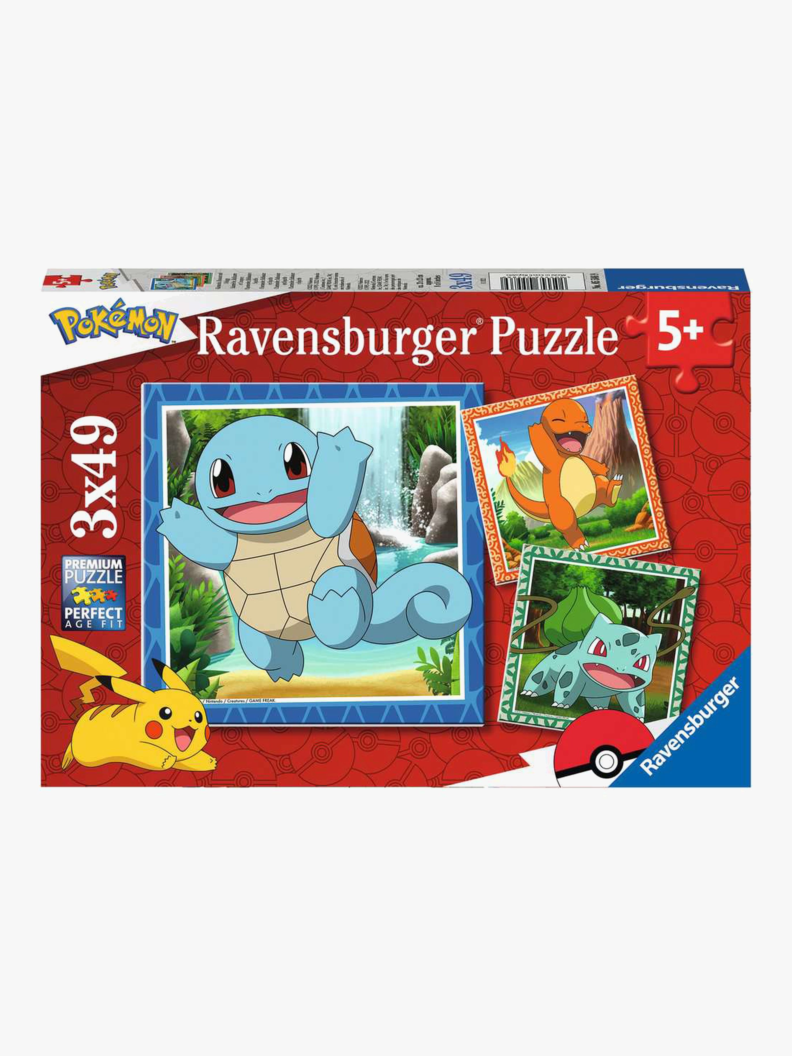 Ravensburger Puzzle Pokémon 3x49 Teile