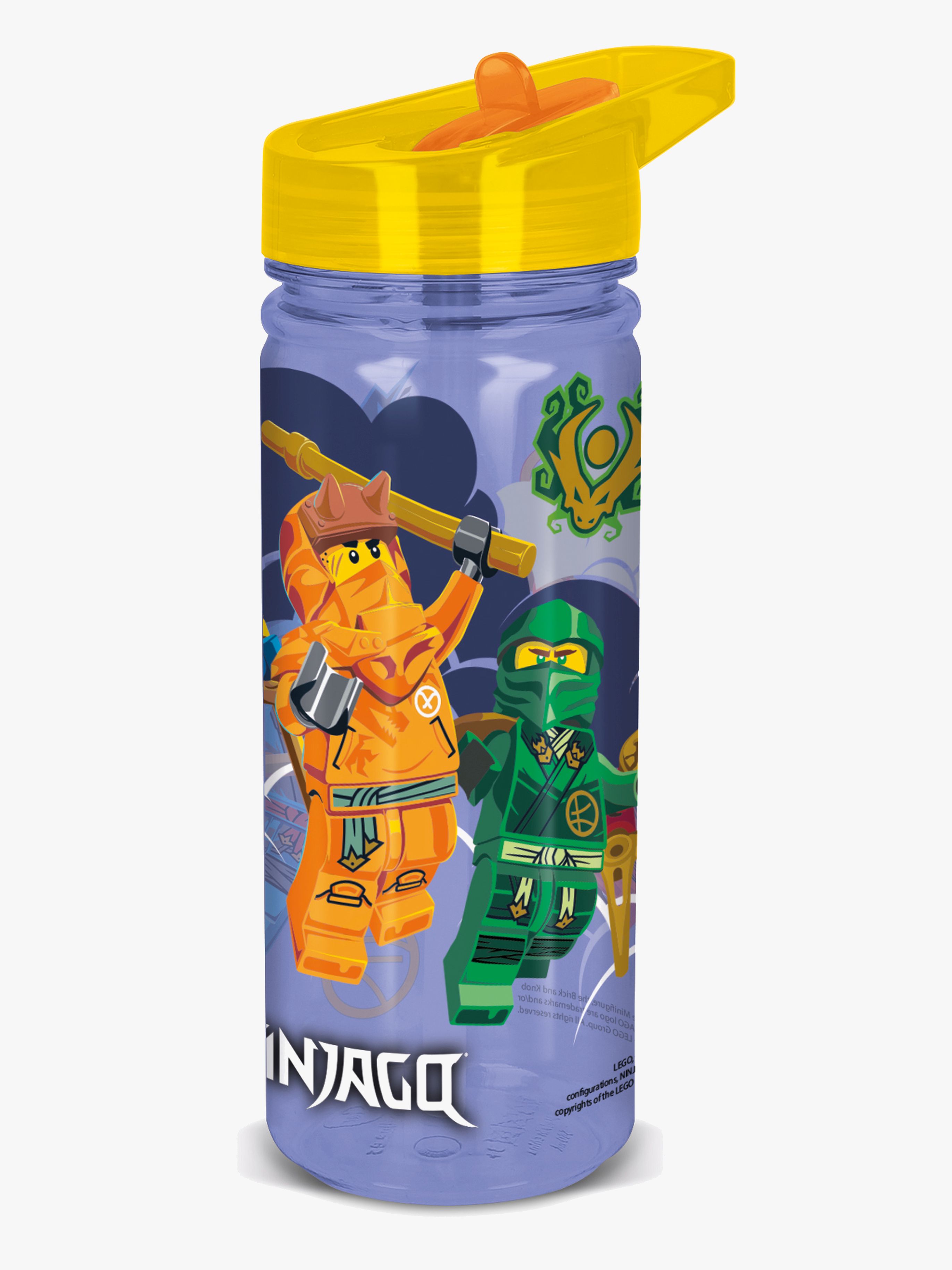 LEGO® Ninjago Trinkflasche 580 ml, Blau/Gelb