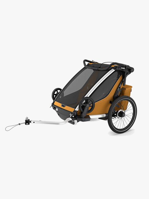 Thule Chariot Sport 2 Fahrradanhänger inkl. Skiset, Natural Gold G3