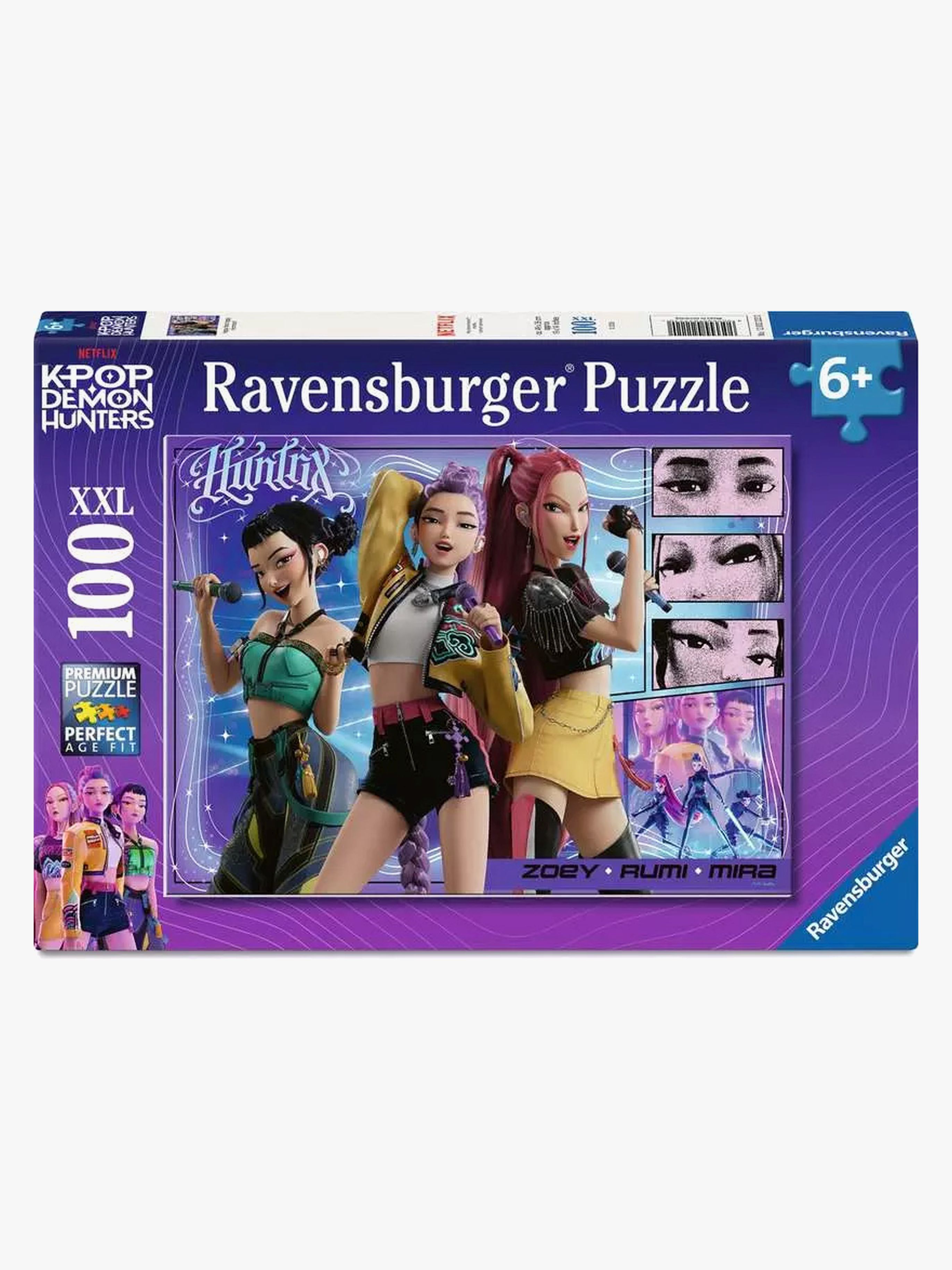 Ravensburger K-Pop Demon Hunters Pussel Happy fans, happy Honmoon! 100 Teile