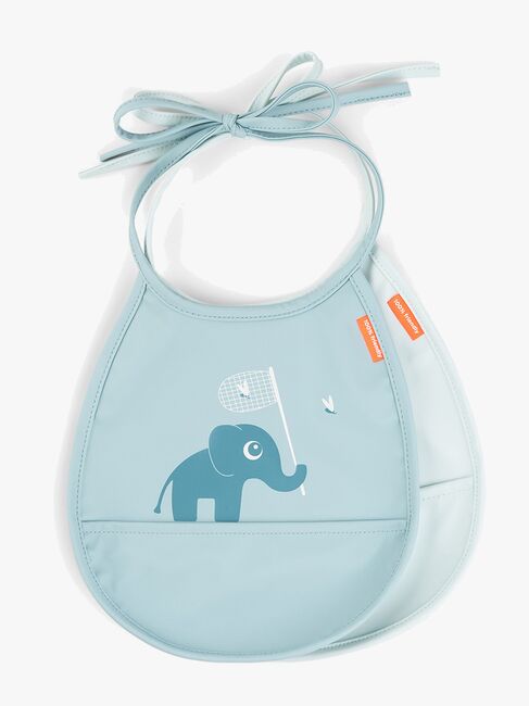 Done By Deer Elphee Tiny Pocket Lätzchen 2er-Pack, Blue