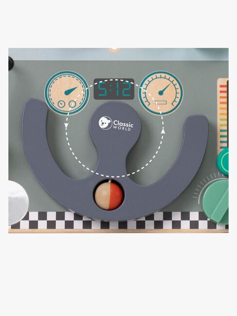 ClassicWorld Aktivitätsspielzeug Reise-Thema Busy Board