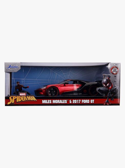 Jada Toys Spider-Man Auto mit Figur Miles Morales 2017 Ford GT 1:2