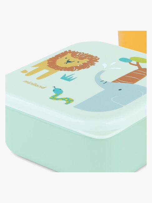 Miniland Snackbox 3er-Pack, Jungle