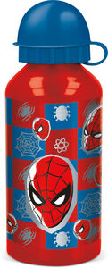 Marvel Spider-Man Wasserflasche 400 ml Aluminium, Rot