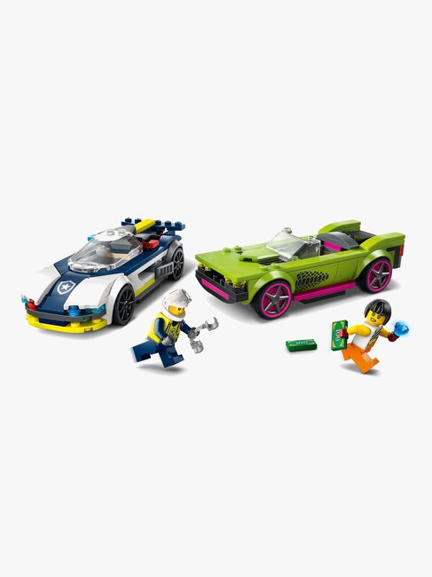 LEGO City 60415 Verfolgungsjagd mit Polizeiauto und Muscle Car