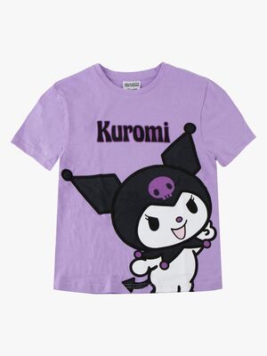 Hello Kitty Kuromi T-Shirt, Lila
