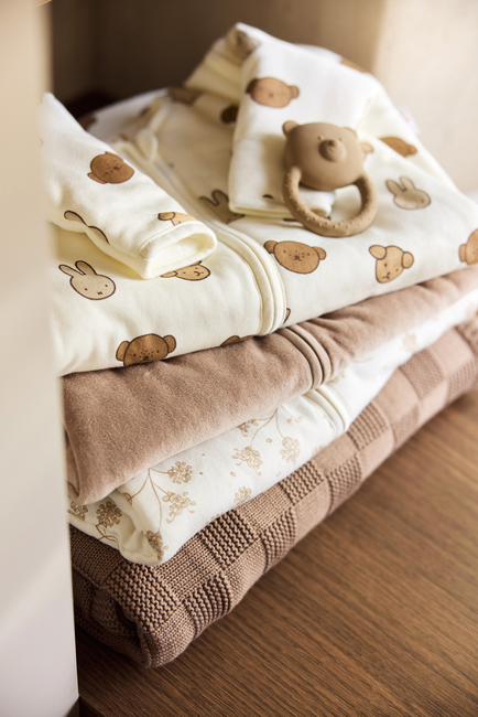 Jollein Schlafsack mit abnehmbaren Ärmeln Rund 60 cm, Miffy and Friends