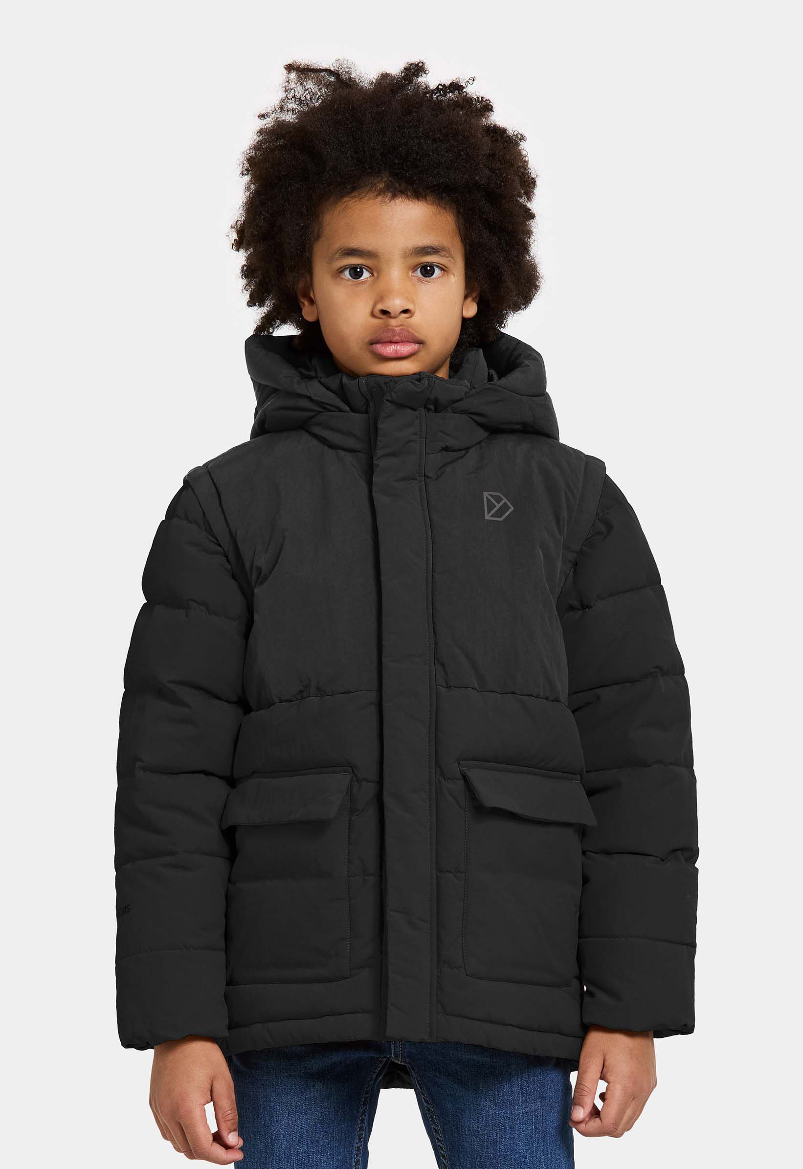 Didriksons Granite Steppjacke, Schwarz, 120