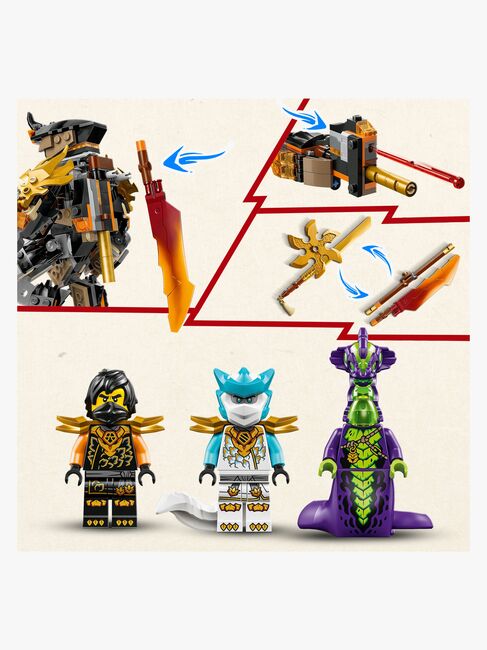 LEGO Ninjago 71854 Coles Action-Mech und Drachen-Zane