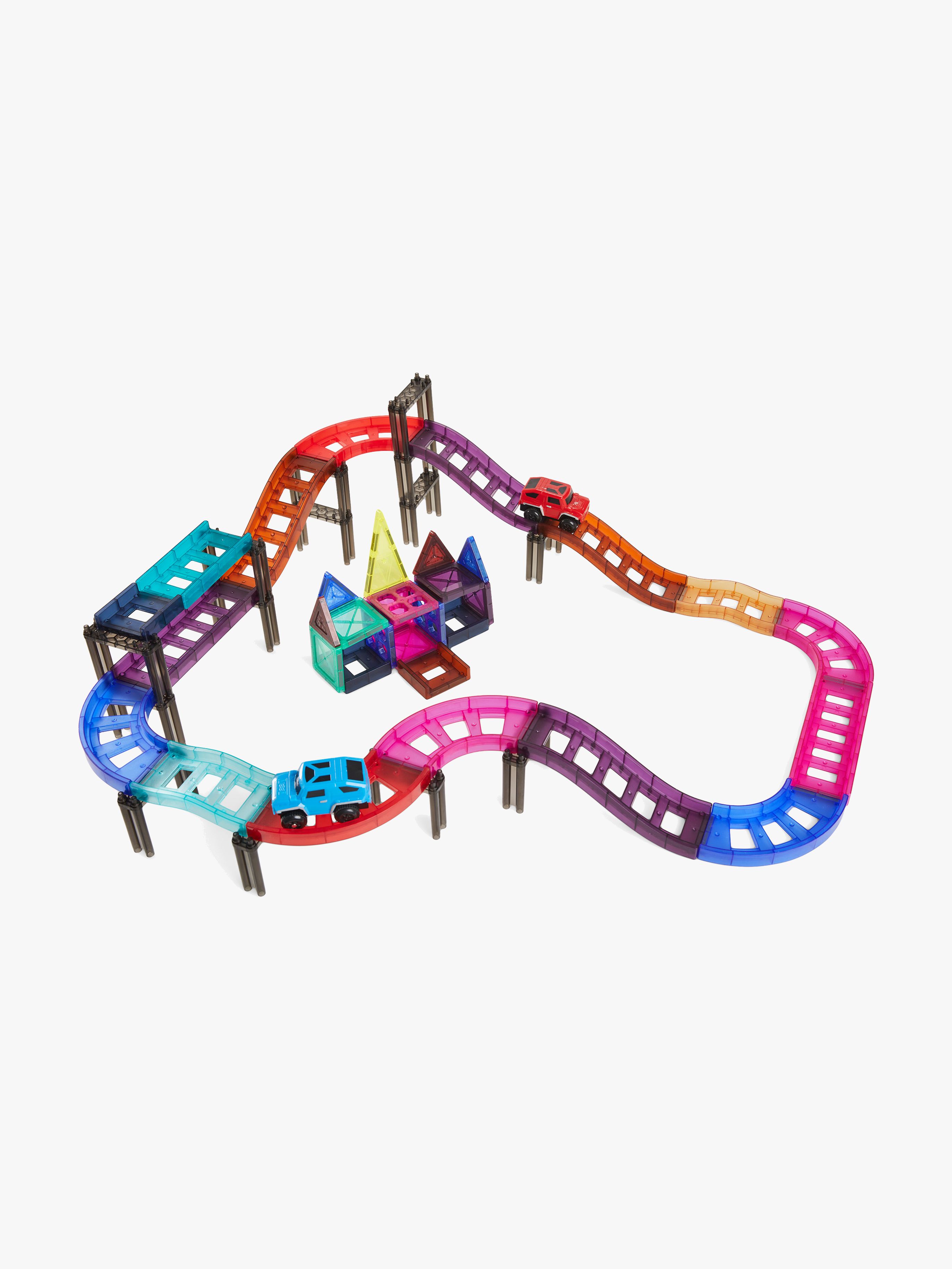 Fippla Autorennbahn Magnetische Bauteile 59 Teile