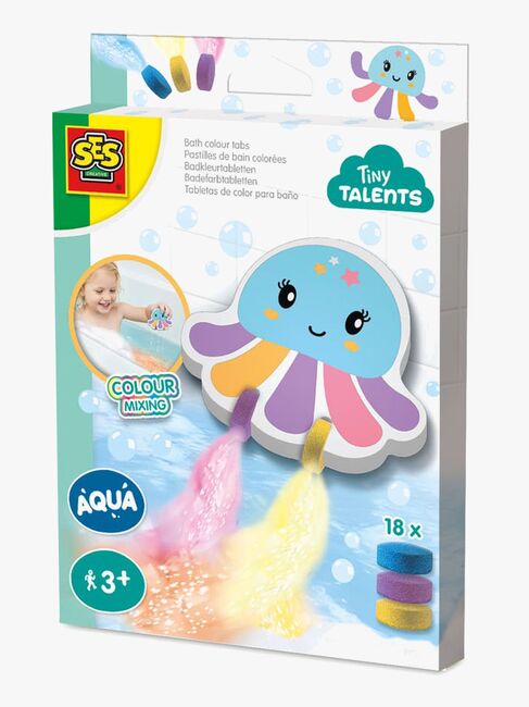 SES Creative Badespielzeug Tintenfisch mit Badefarben