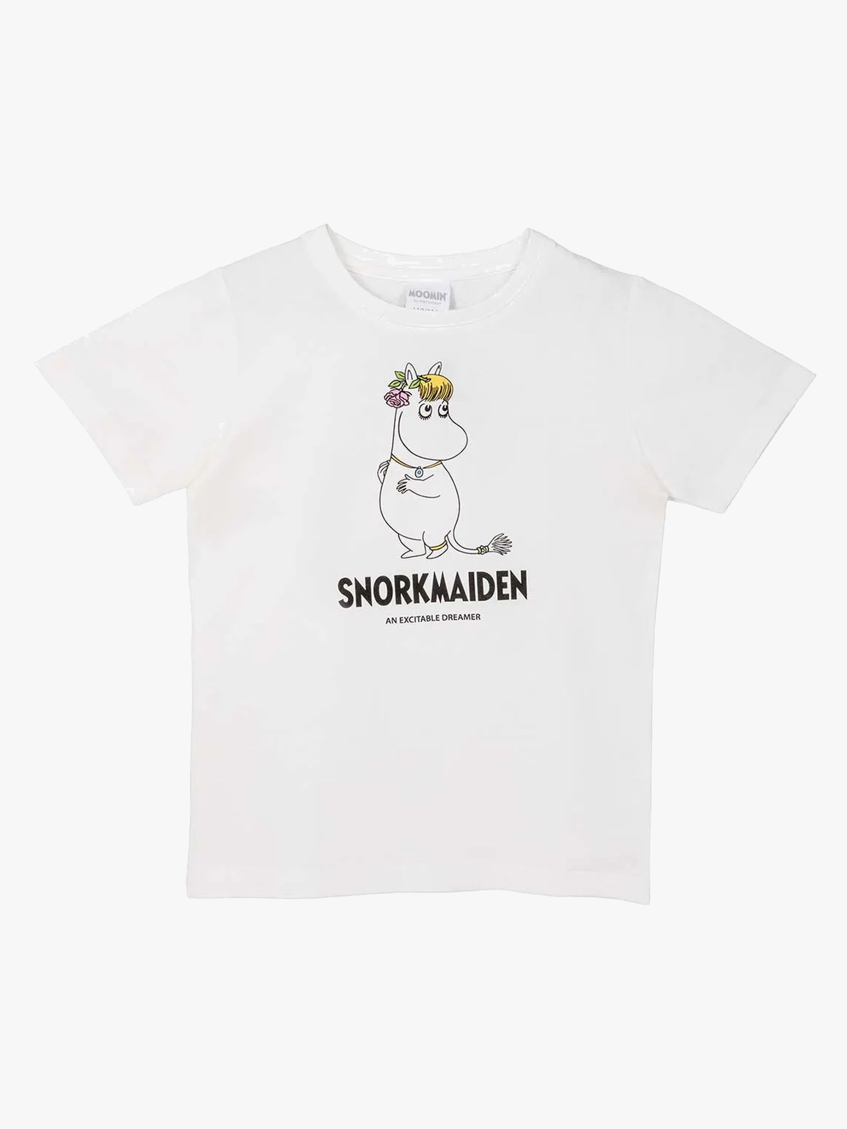 Mumin Figur Snorkfräulein T-Shirt, Weiß, 134-140