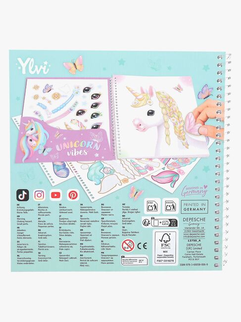 Ylvi & the Minimoomis Stickerbuch Create Your Special Unicorn