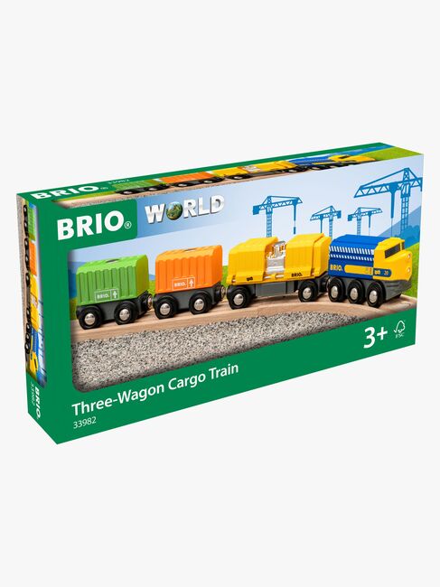 BRIO 33982 Güterzug mit drei Waggons