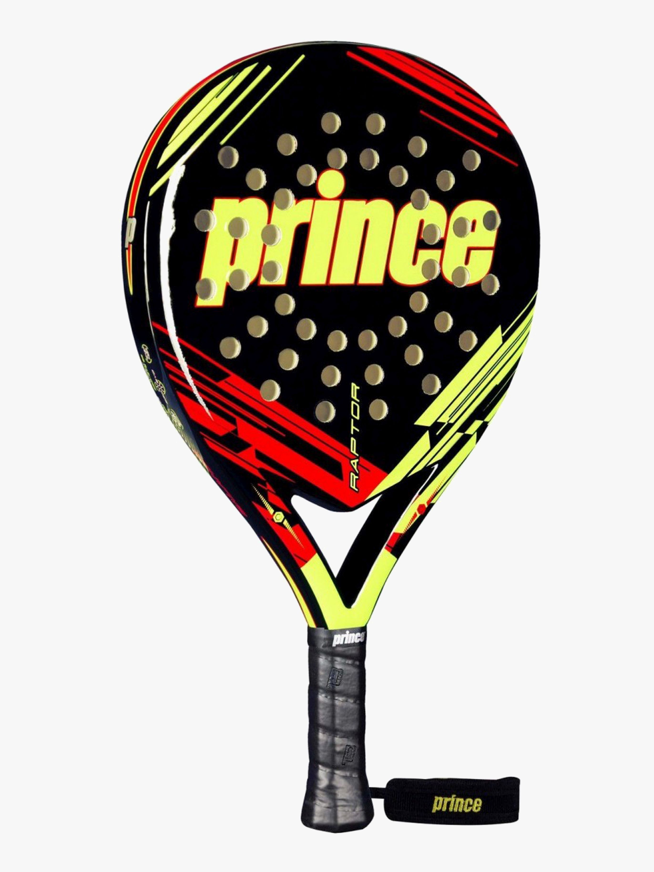 Prince Raptor Padelschläger, Schwarz/Gelb