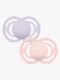 MAM Perfect Schnuller Silikon 2er-Pack 6-16m, Rosa