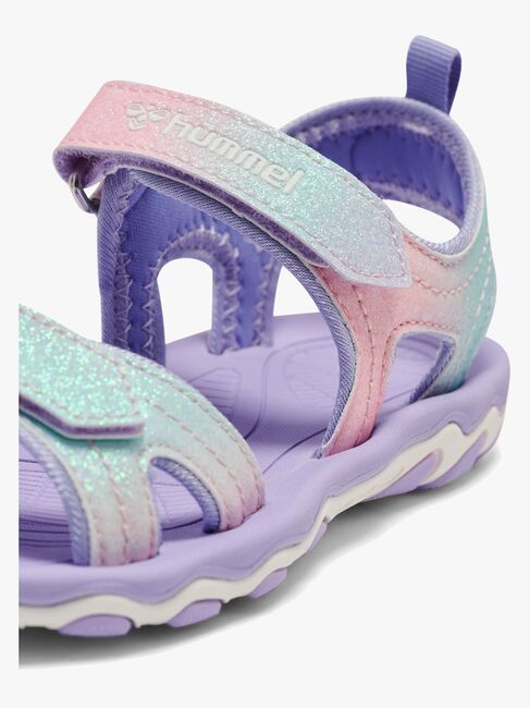 Hummel Glitter Jr Sandalen, Multi Color Pink